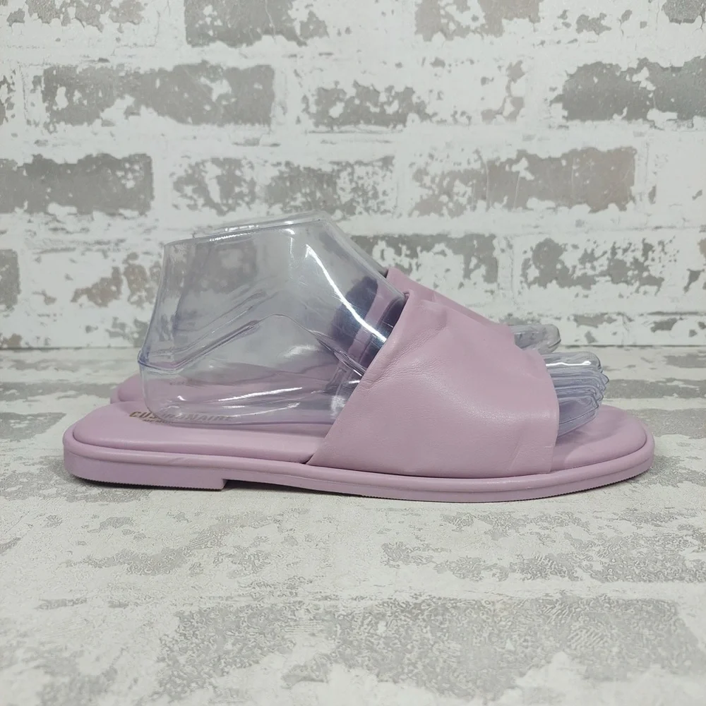 NEW Cushionaire Tudor Purple Summer Slide Flat Sandals H568 - Picture 4 of 12